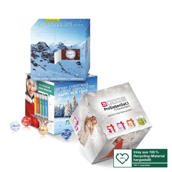 Lindt Minis Adventskalender Würfel
